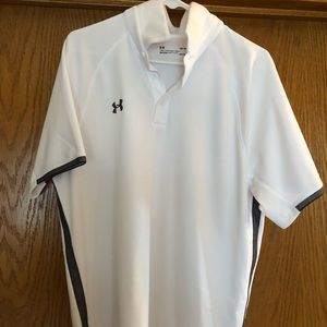 UA White Rival Polo